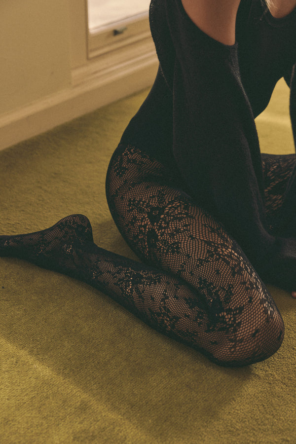 Rosa lace tights