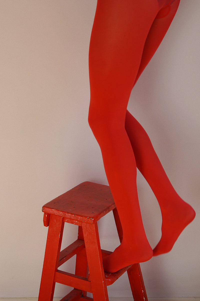 Sharp red tights