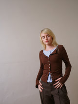 Button through longsleeve