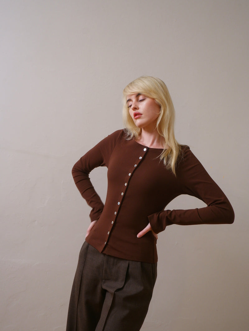 Button through longsleeve