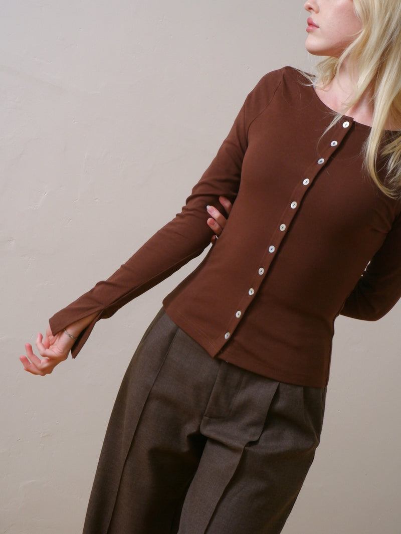 Button through longsleeve