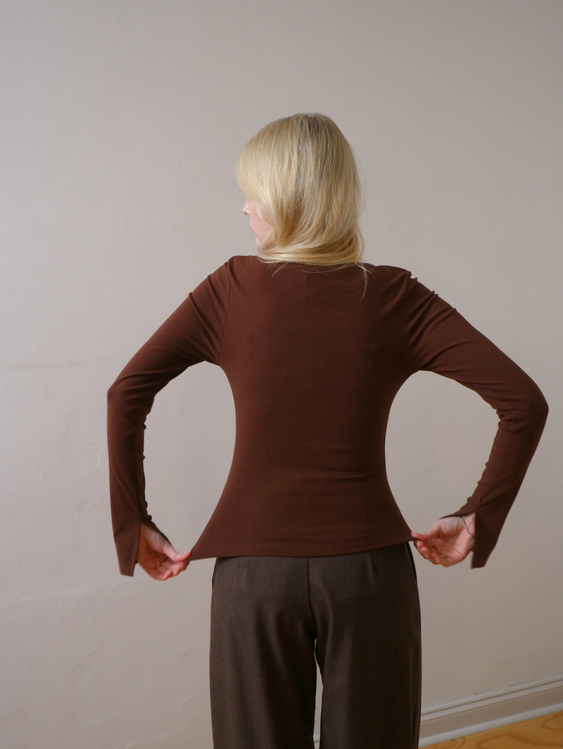 Button through longsleeve