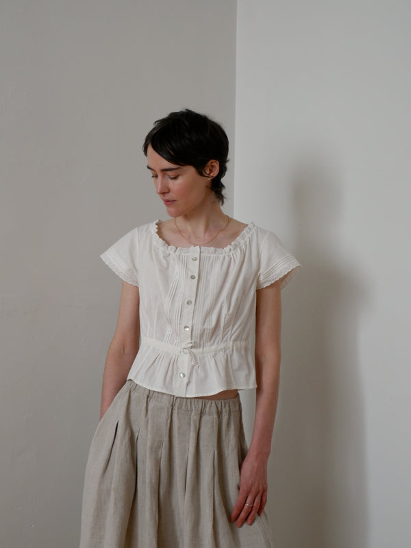 Pintuck blouse