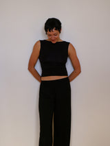 Sleeveless bateau