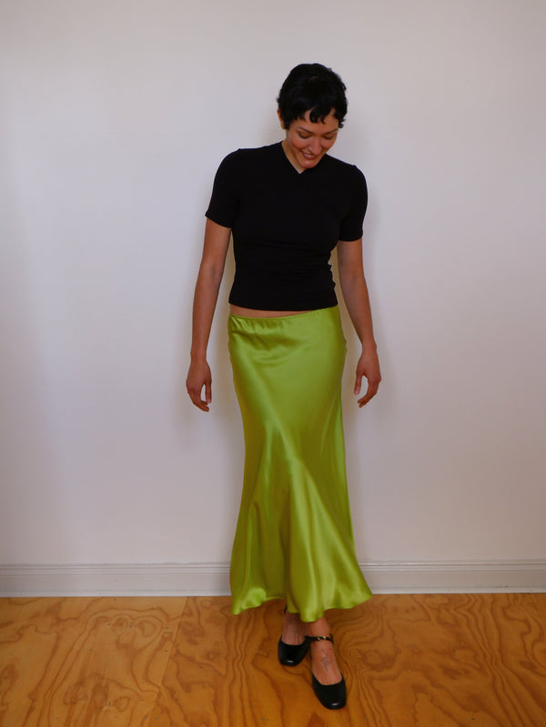 Wray silk skirt