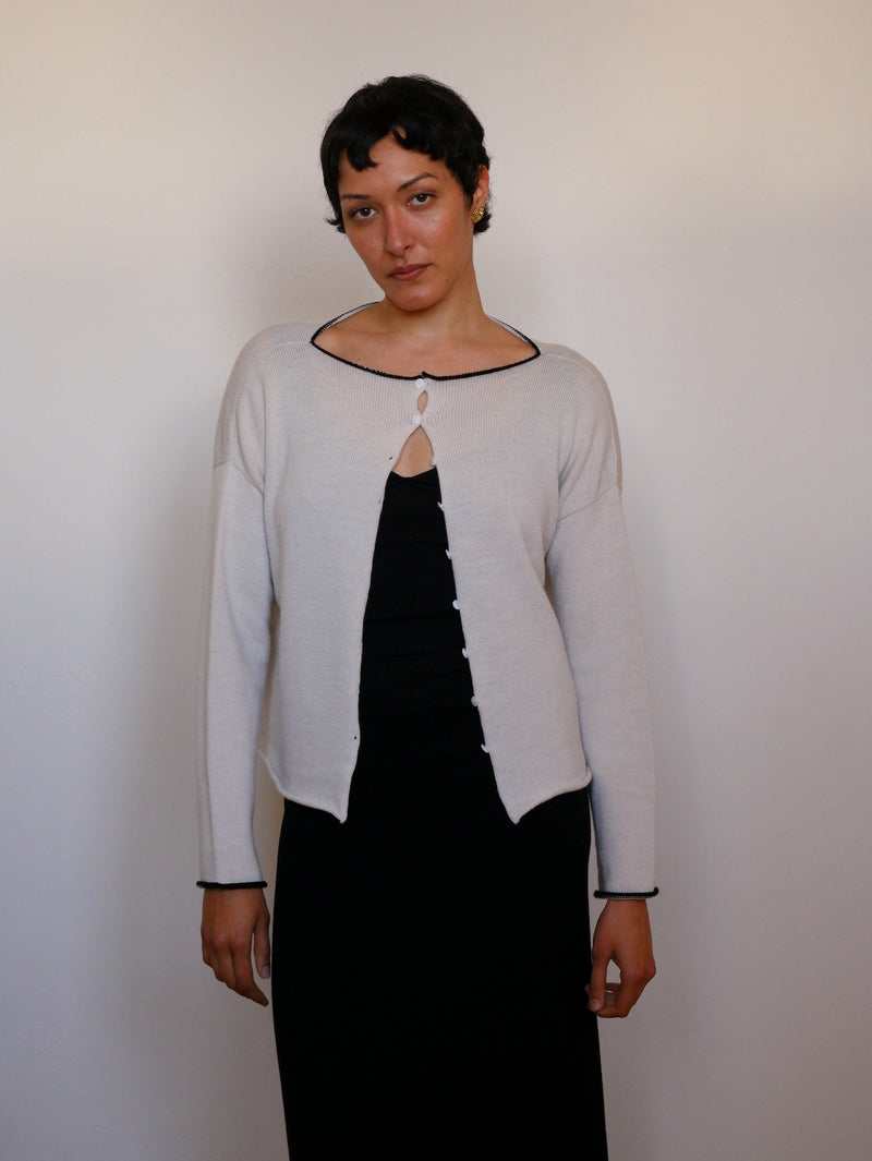 Doll's reversible cardi