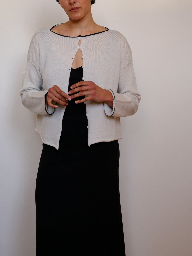 Doll's reversible cardi