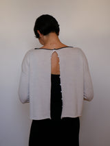 Doll's reversible cardi