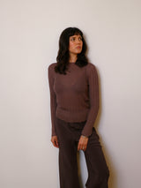 Open work long sleeve