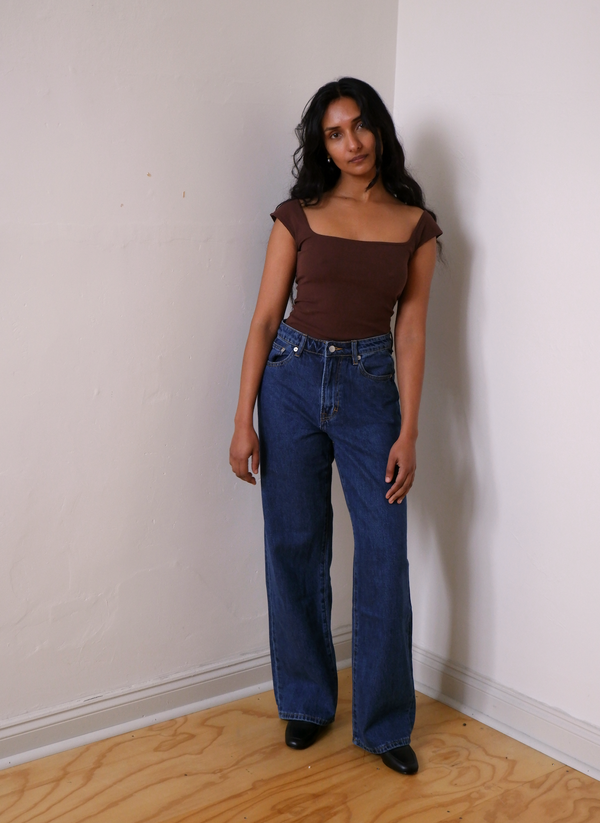 Wide leg jean