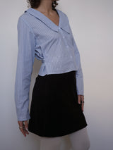 Waist button shirt