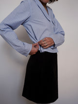 Waist button shirt