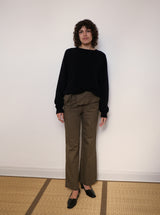 Flounce belt pant