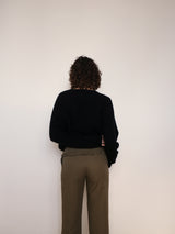 Flounce belt pant