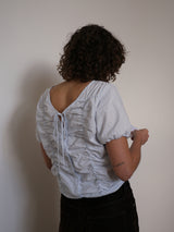 Crinkle stripe shirt