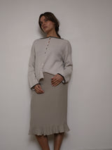 Doll's reversible cardigan