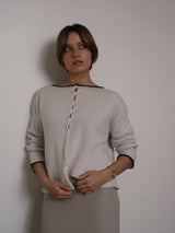 Doll's reversible cardigan