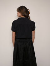 Fine collar shirt