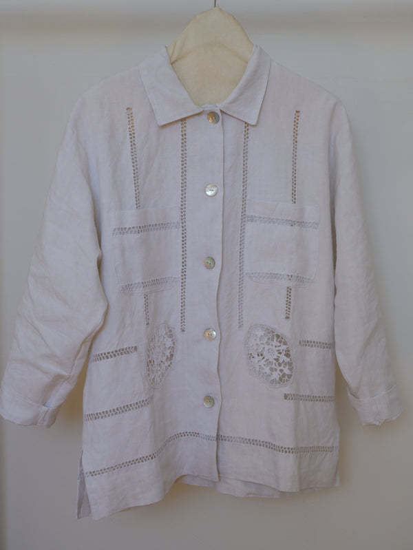 Hemstitch shirt