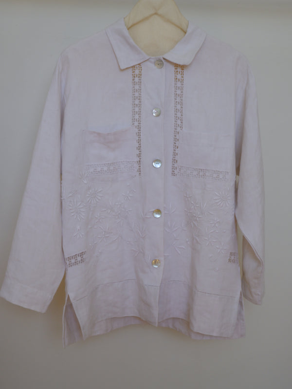 Hemstitch shirt