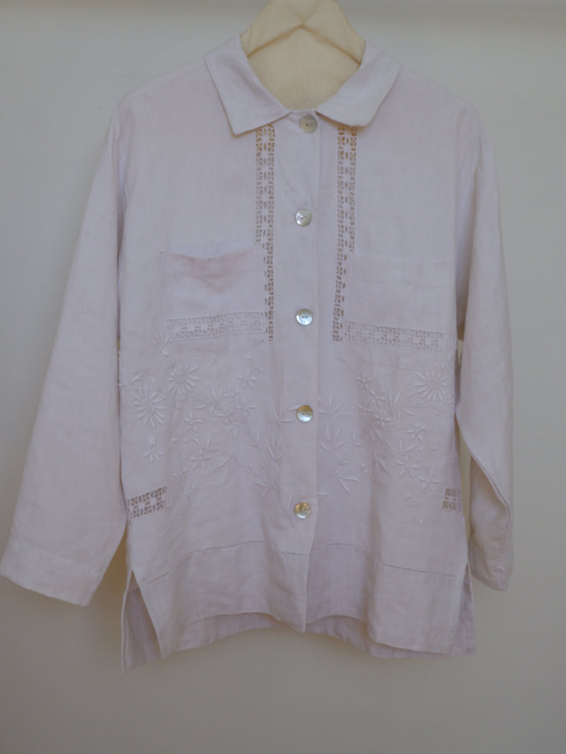 Hemstitch shirt