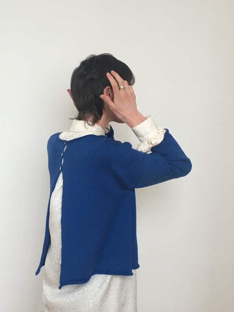 Doll's reversible cardigan